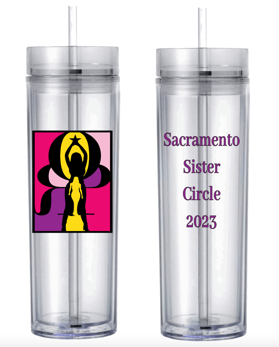 Sacramento Sister Circle 16oz Skinny Double Walled Tumbler