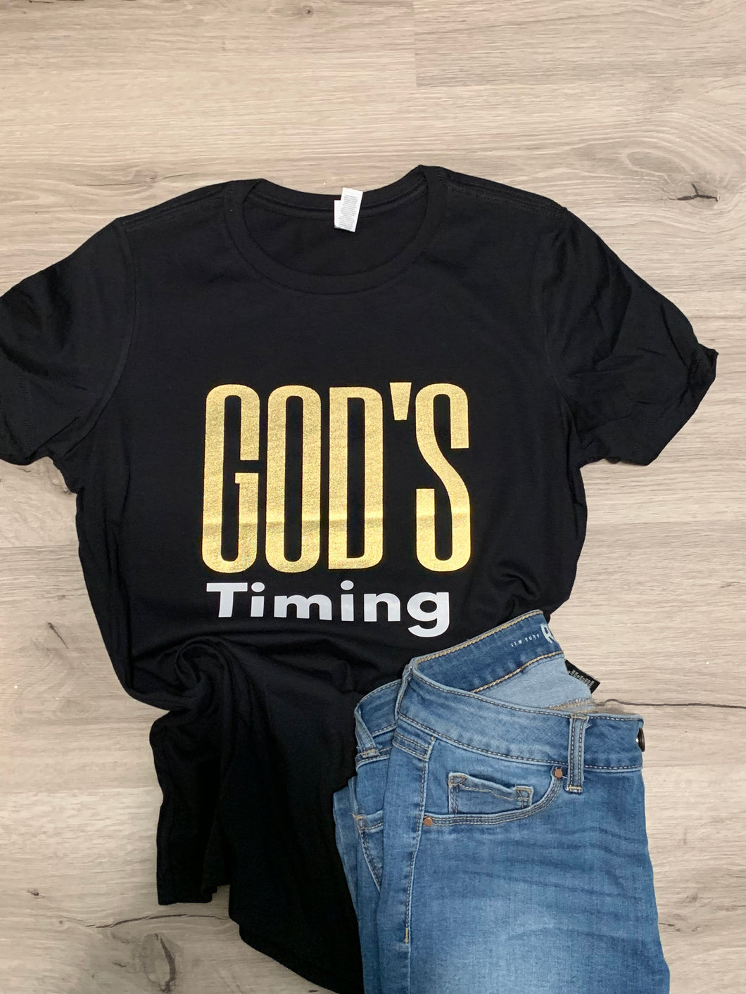 OIG x Haute Baubles: God's Timing T-Shirt